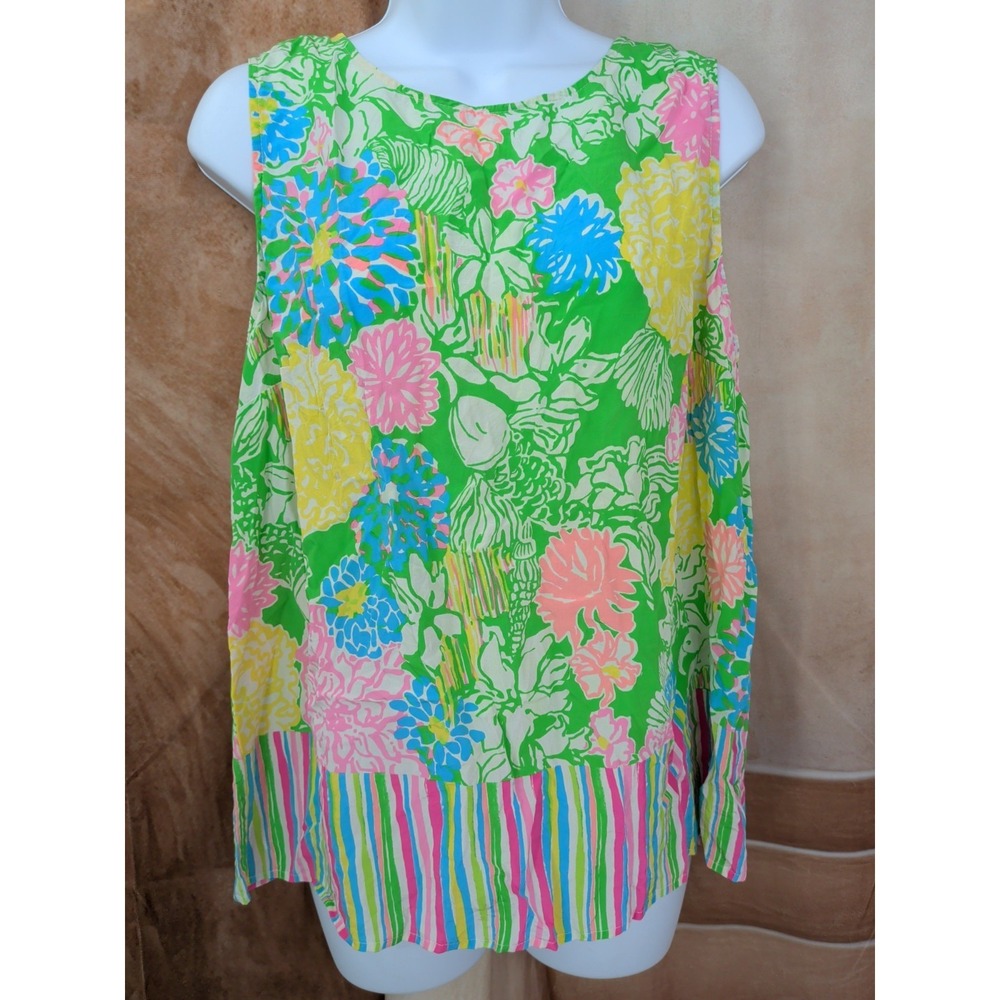 Lilly Pulitzer‎ Iona Shell Multi Hibiscus Stroll